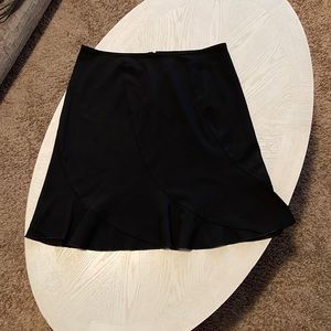 Karen Kane scalloped edge black skirt.